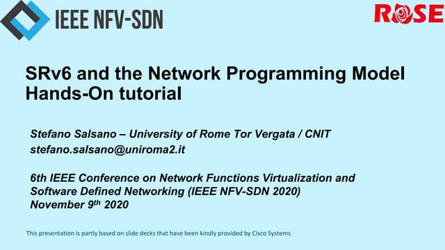 Ieee nfv-sdn-2020-srv6-tutorial