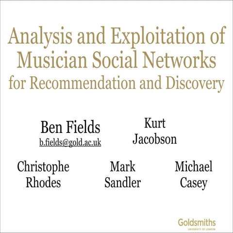 IEEE-THEMES: Analysis and Exploitation of Musician Social Networks for Recommendation and Discovery