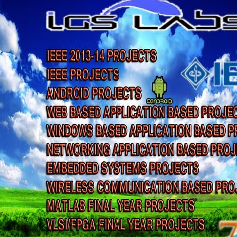 Ieee 2013 projects