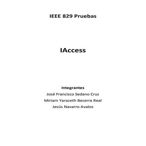 IEEE 829 2008:Software and System Test Documentation
