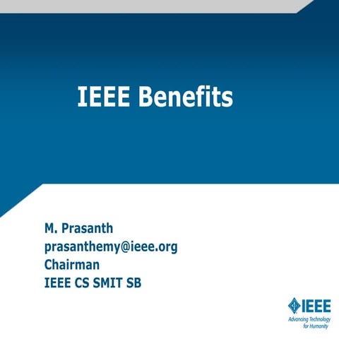 IEEE benefits
