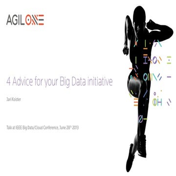 Talk at IEEE Big Data/Cloud conference in Santa Clara, June 28th, 2013.