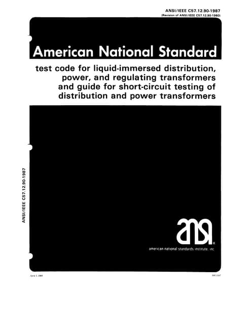 ANSI／IEEEソフトウェア規格集（単行本） IEEE C57.12.990 AMERICAN NATIONAL STANDARD | PDF