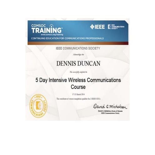 Ieee cert 5 day course