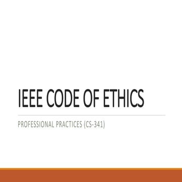 IEEE Code of Ethics
