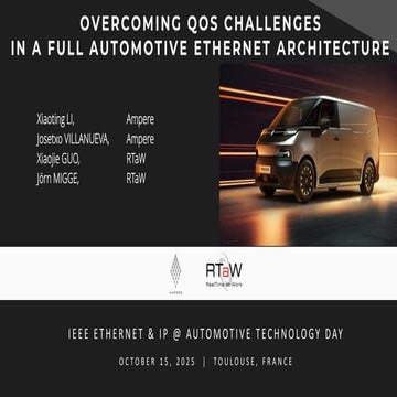 Overcoming QoS Challenges in a Full Automotive Ethernet Architecture
