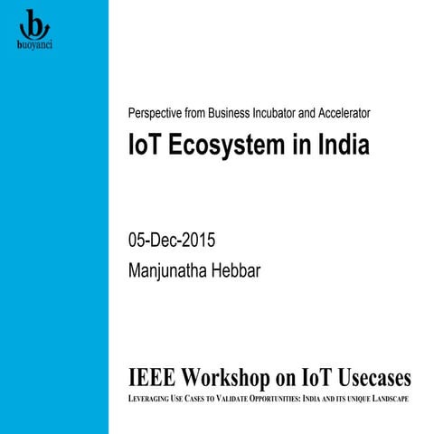 IEEE IoT Business USE CASES in India 