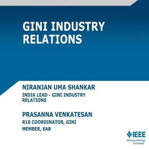 GINI Industry Relations