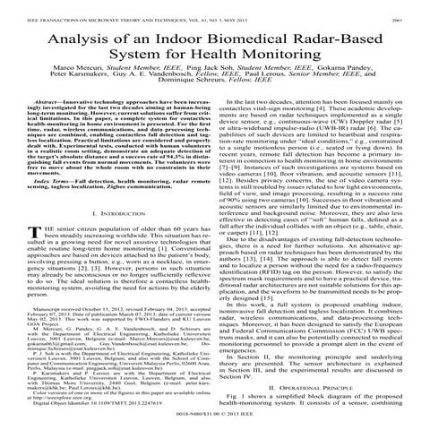 Ieeepro techno solutions   2013 ieee embedded project  - analysis of an indoo...