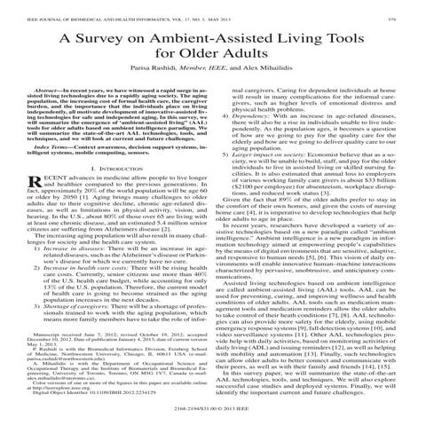 Ieeepro techno solutions   2013 ieee embedded project  - a survey on ambient-...