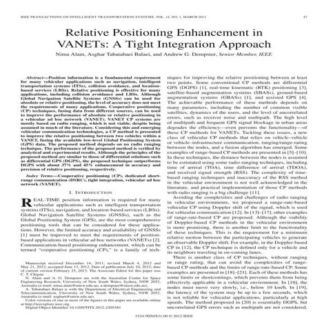 Ieeepro techno solutions   2013 ieee embedded project relative positioning en...