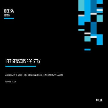 IEEE Sensors Registry