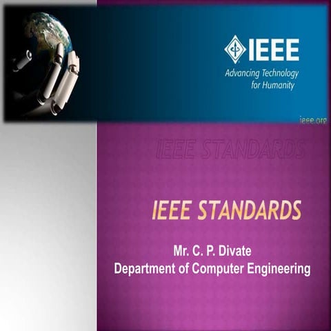 Data Communications and Networks IEEE standards
