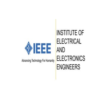 INSTITUTE OF ELECTRICAL AND ELECTRONICS ENGINEERS