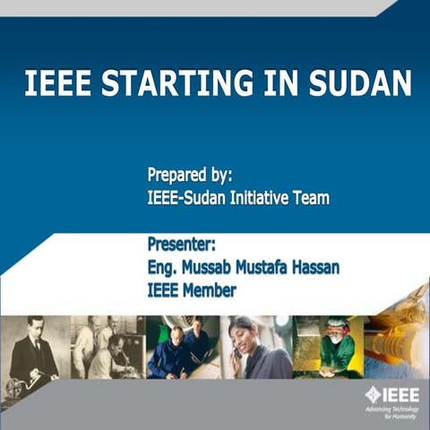 IEEE-SUDAN Initiative 1st presentation 