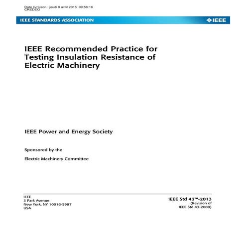 ieee pour les docmentation nr electricte