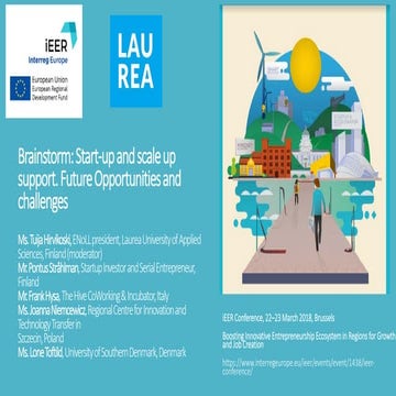 Brainstorm session on: Start-up and scale up support