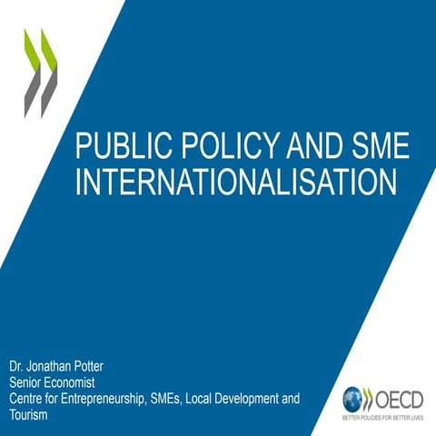 Public Policy and SME Internationalisation - OECD