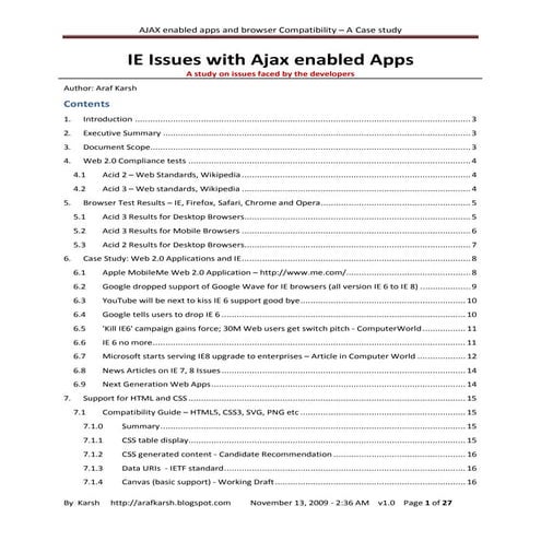 IE issues with AJAX Apps
