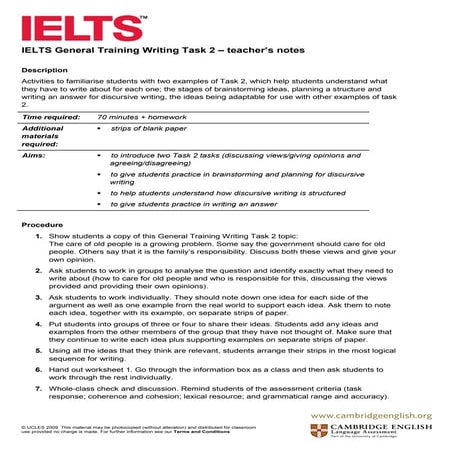 Ielts general-training-writing-task-2