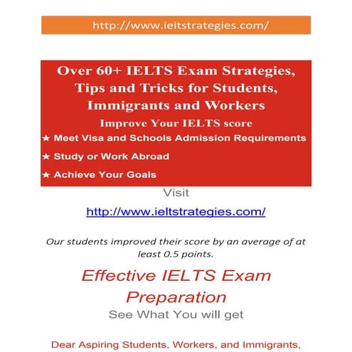 IELTS Strategies, Tips and Tricks