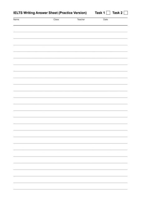 Daily homework sheet | DOC