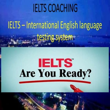 Ielts coaching ppt