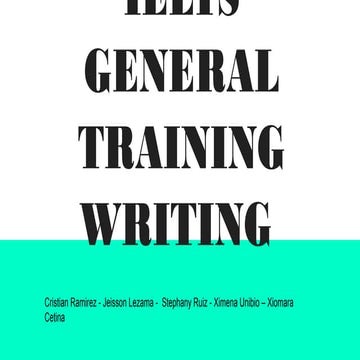 Ielts general training writing