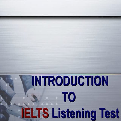 Ielts listening truc thu