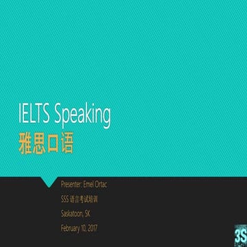 IELTS Speaking - Overview of Expectations and How to Prepare
