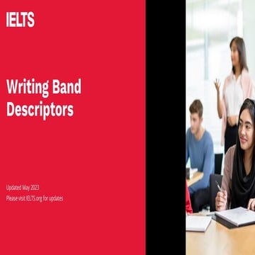 IELTS Writing Band Descriptors explanation