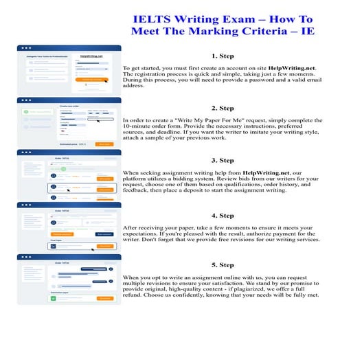 IELTS Writing Exam How To Meet The Marking Criteria IE