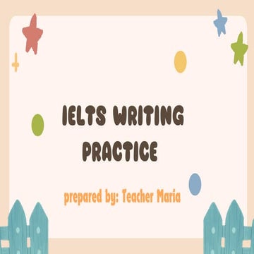 IELTS Practical WRITING PRACTICE for Task 1 and 2