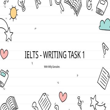 IELTS Writing Task 1 - Chart Line Charts | PPTX