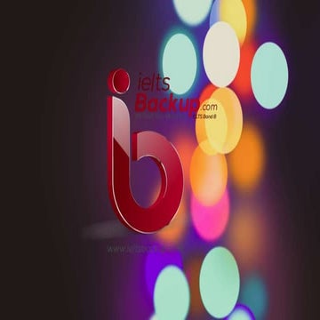 IELTS Writing Task 1 - What Tense to use