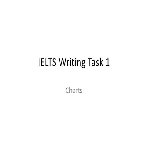 IELTS Writing Task 1 Charts Lesson 