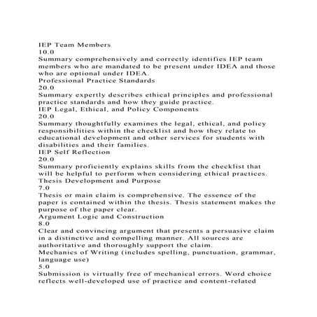 IEP Team Members 10.0 Summary comprehensively and correctly id.docx