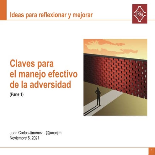 Claves para el manejo efectivo de la adversidad