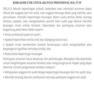 Iesba kode etik untuk akuntan profe...