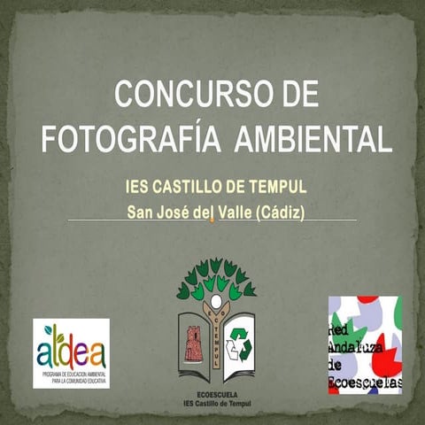 ECOESCUELA IES CASTILLO DE TEMPUL, DE SAN JOSÉ DEL VALLE (CÁDIZ)