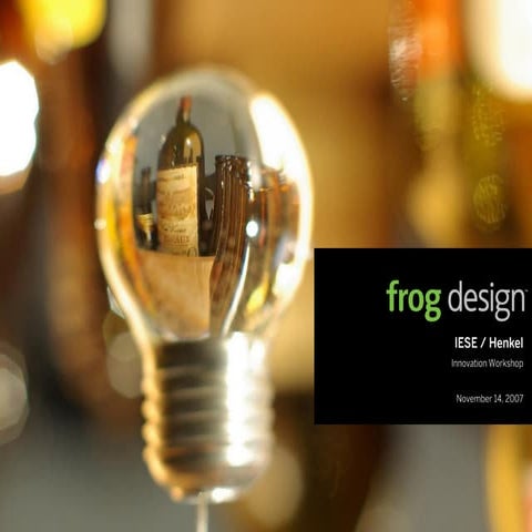 IESE / Henkel Innovation Workshop