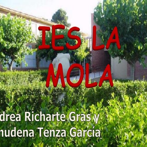 Ies la mola  almudena y andrea