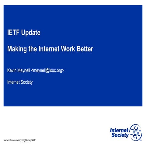 ION Bangladesh - IETF Update