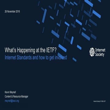 ION Costa Rica - About the IETF and How to Get Involved