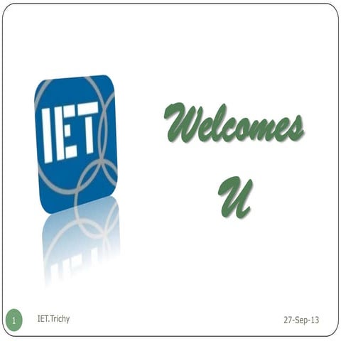 Iet trichy.profile