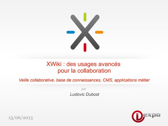 XWiki : des usages avancés  pour la collaboration