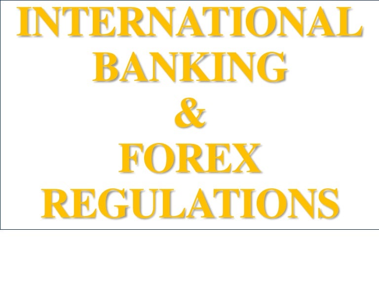international banking and foreign exchange