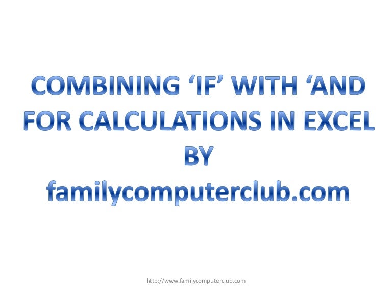 If And Function Combination In Excel