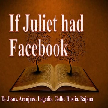 If juliet had facebook