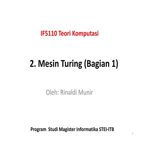IF5110 - Mesin Turing (Bagian 1).pdf